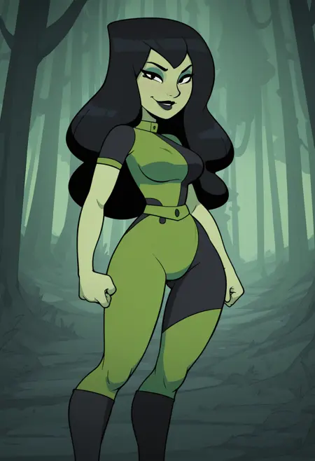 Shego, (Camp Pinewood, Kim Possible), LoRA, IllustriousXL