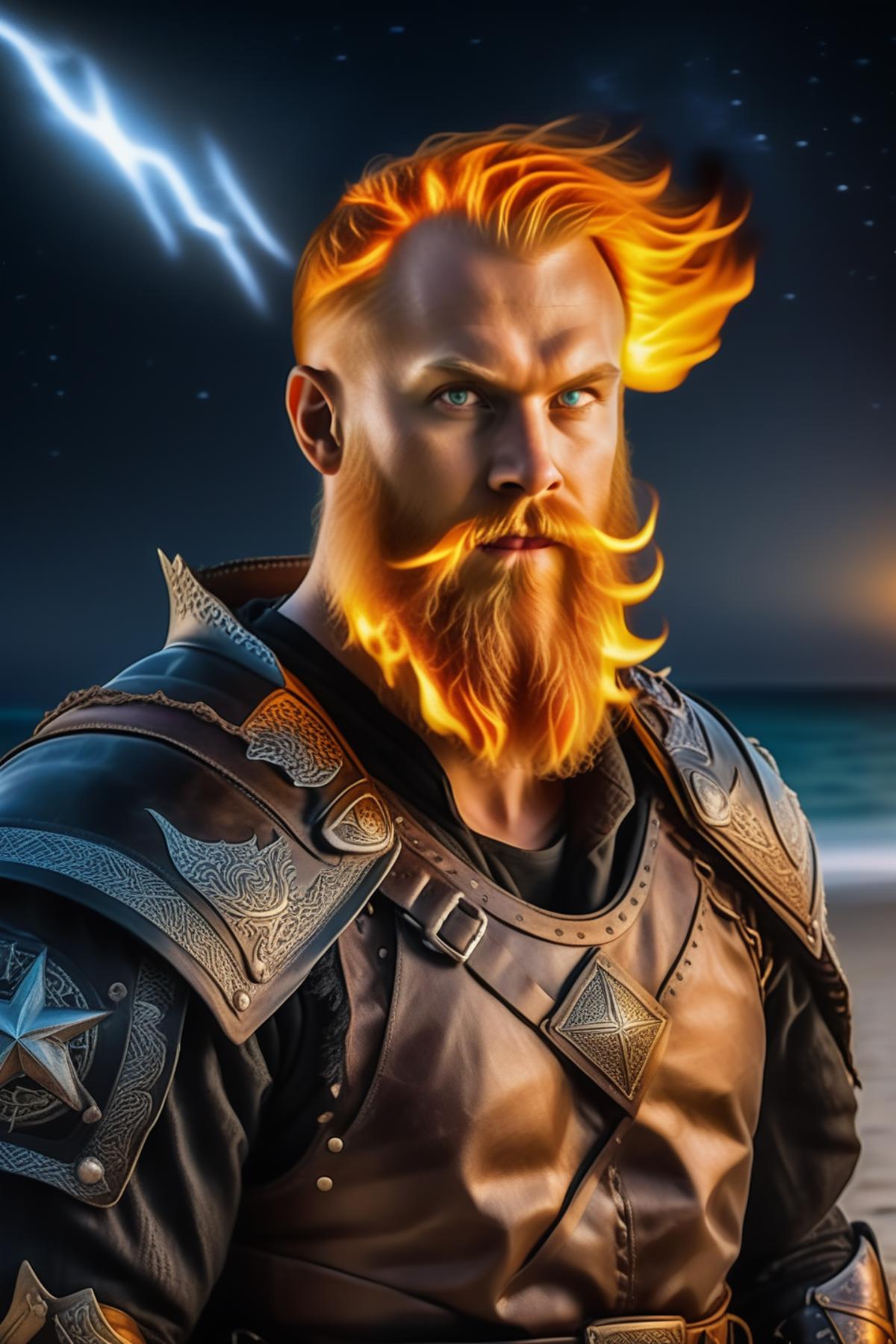 Fire hair - Hair in flames image by Catalorian