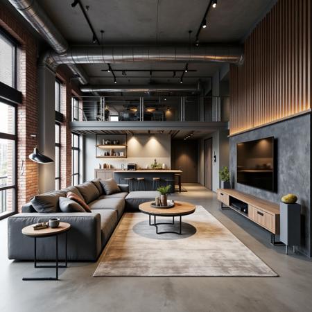 DP_Industrial Style Design_Interior Scene Generation v1.0