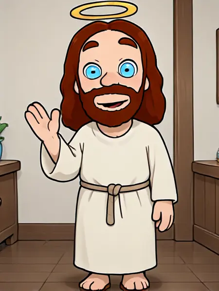 Freaky Jesus Pony & Illust