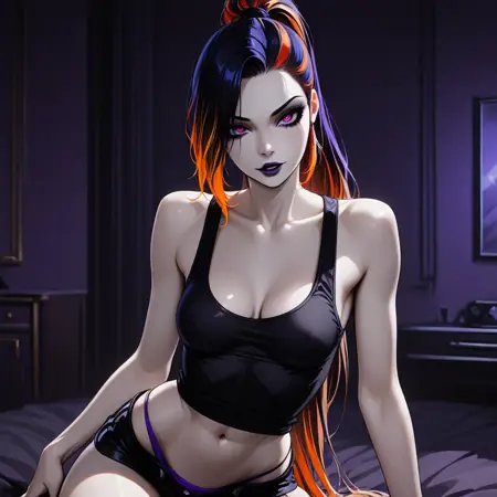 Goth/Alt Woman - Illustrious V1