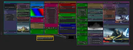 1-pass Differential Diffusion x3 (RGB or depth mask)