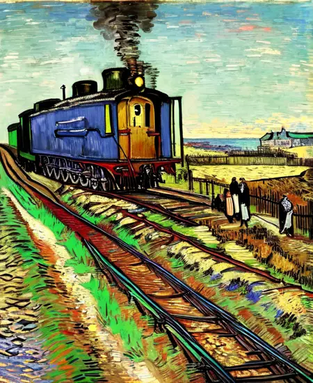 Van Gogh style oil painting（梵高风格油画）模型