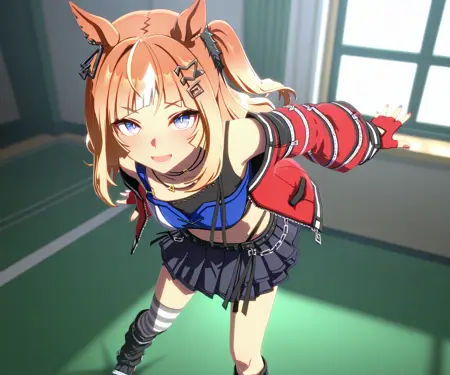 Espoir City (umamusume) in game style 3D ILL-v2