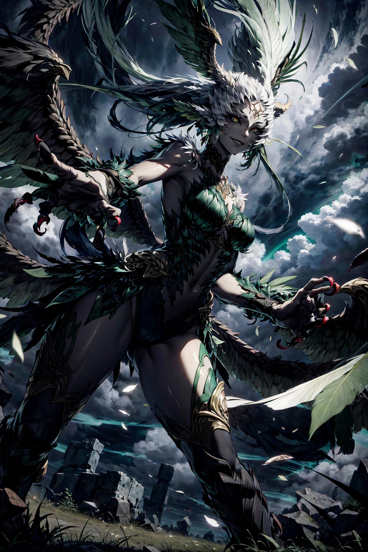 Garuda - Final Fantasy XIV/XVI image by barusu07