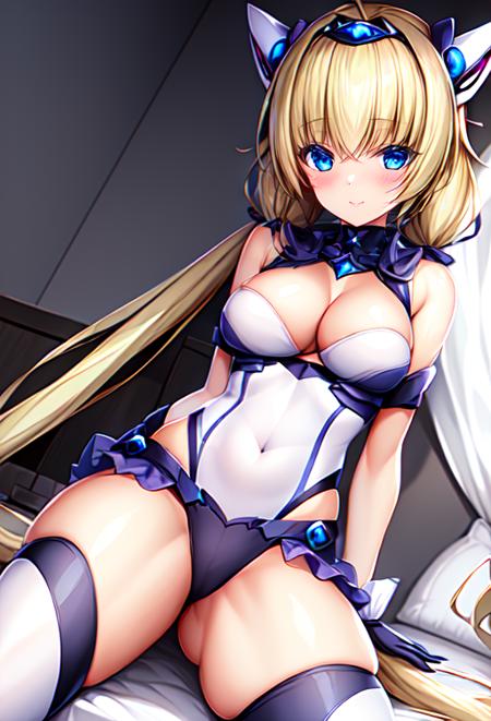 exstia_spica low twintails blonde hairs