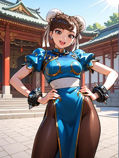 Chun Li Juno (alternate costume/skin) | Overwatch 2 | PonyGirl's Models