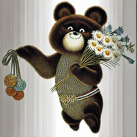 Олимпийский Мишка - V1 Олимпийский Мишка