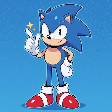 Classic Sonic - [Sonic The Hedgehog] - (Illustrious)
