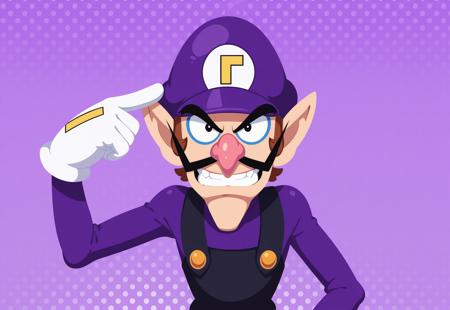Waluigi | Super Mario Bros. Illustrious