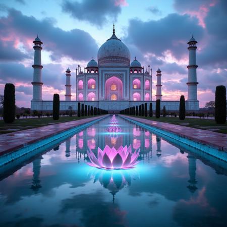 Vaporwave retro-futuristic Monuments FLUX @Ethanar V1