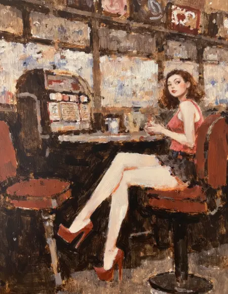 Modern Oil Painting - Ashley Woods Style