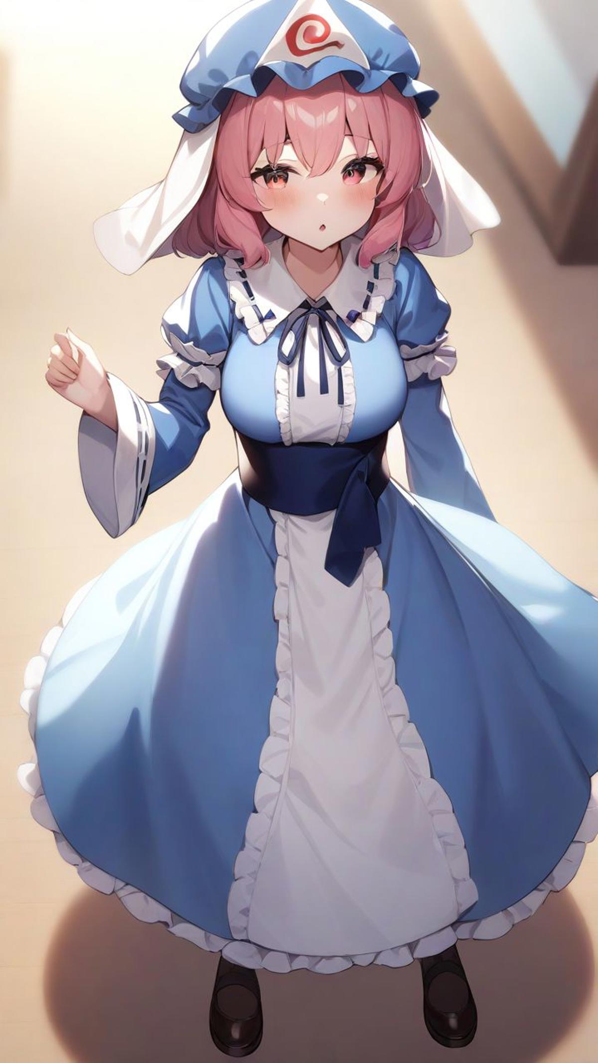 明鏡止水 西行寺幽々子 タオル (C7肘) （幽閉サテライト）【東方