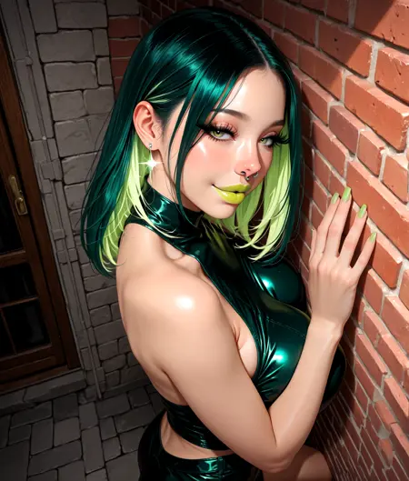 Underdye hairstyle / Peekaboo Hairstyle