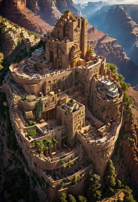 (The colonial city of the future, in the mist-filled Grand Canyon, on an unknown Earth-like planet, 2 moon on sky, Spaceship flight connects colonies, waterfulls:1.3), (Machu Picchu, a mountain settlement, incredibly spectacular:1.2), (Mario Botta:1.3), (avant-garde, future, reality, science fiction, photorealistic), (modern architecture:1.2), 
(Large Files, Ultra Realistic, 8K, 16k, FHD, HD, VFX, Perfect, Photography, composition, Architecture Sales Photography, Architecture Competition, Ultra High Resolution, Cinematography, High Resolution Image:1.1), (dramatic lighting, direct sunlight, ray tracing, clear shadow:1.2),  (real landscape:1.1), (blurred background:1.0), (urban background, more_details) ,
ac_neg1, great lighting, clear, hillscastel, extrusionbuilding, vertical