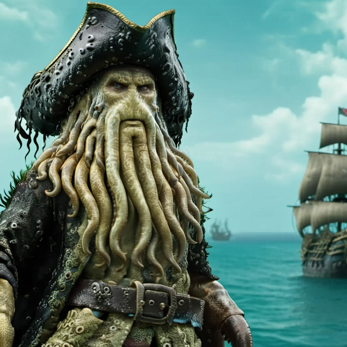 Davy Jones - Pirates of the Caribbean - SDXL image by PhotobAIt