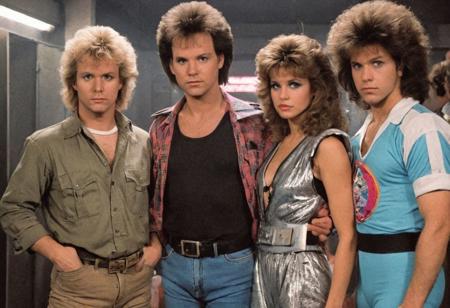 comically encapsulate the 80s.