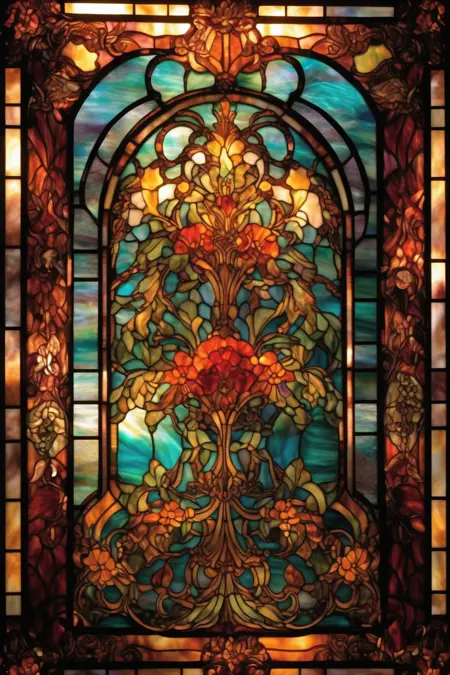 Louis Comfort Tiffany Style