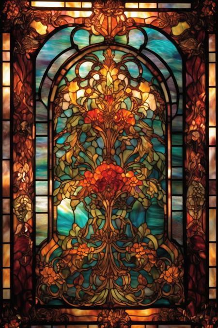 Louis Comfort Tiffany Style SD XL
