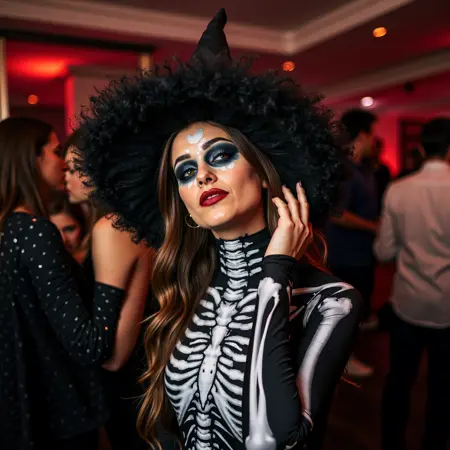 Halloween Skeleton Outfit FLUX