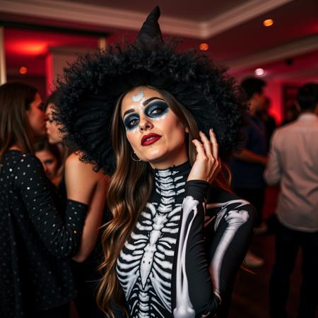 Halloween Skeleton Outfit FLUX V1
