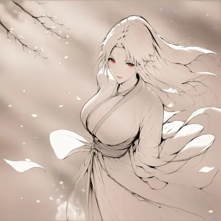 线稿手绘画风lora | Line draft hand drawn art style Lora