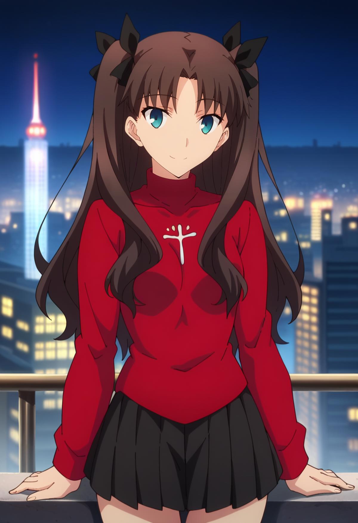 Tohsaka Rin | PonyXL | Fate/Stay Night: Unlimited Blade Works - Pony v1.0  [All outfits] | Stable Diffusion LoRA | Civitai