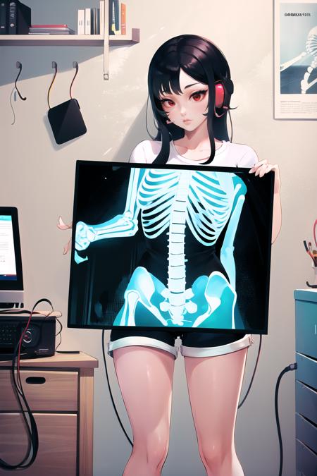 XRay skeleton, x-ray, ribs