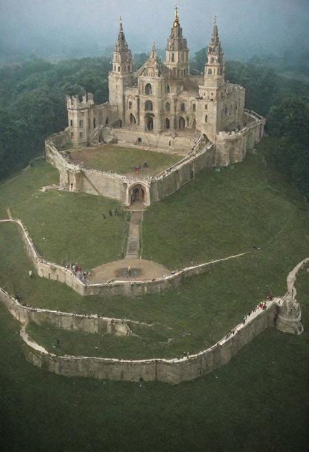 (The main castle, the center of the kingdom,urban landscape:1.5),
(a changing skyline, towering spires, thick walls, and extremely huge scale:1.4).
(statue, monument, square, fountain, cloister, central axis:1.3),
(extra huge Cathedral:1.1),
(easy to defend and difficult to attack in the spectacular natural landscape:1.2),
(Renaissance, Neoclassical, Baroque, Rococo, brutalist architecture:1.2),
(elegant, classic:1.2),
(dark fantasy style:1.1),(creeping fog:0.9),
(rich brown and blue color shades:1.4), (harmonious colors:1.0),
(real landscape:1.1), (blurred background:1.0),
(buildings|BREAK|trees|BREAK|Crowd|buildings|BREAK|trees|BREAK|Crowd|buildings|BREAK|trees|BREAK|Crowd:0.5), 
[(background, more_details:0.3), (more_details:0.6), (more_details:0.9), (more_details:1.2):0.65],[:traffic|windows|railing|stair|balcony|terrace|crowd|Sidewalk|vehicle|trees|equipment| detailed signal_details:0.7], [:marble|granite|lbrick|tile|metal|concrete|glass|foliage_material texture:0.7], (real landscape:1.1), (blurred background:1.0), [buildings|BREAK|trees|BREAK|Crowd|buildings|BREAK|trees|BREAK|Crowd|buildings|BREAK|trees|BREAK|Crowd:0.7], [(background, more_details:0.3) 
easynegative, BadDream, great lighting, extrusionbuilding, void, hillscastel, mayamaze