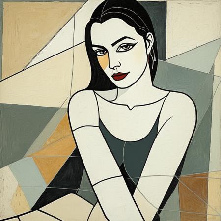 Picasso cubism art of a woman,subtle colors, minimalist, faint, vanxmerrell,   <lora:vanmerrell_juggerX_xl_1_st_wocap_merger_83_139_05_05-vanxmerrell:1>