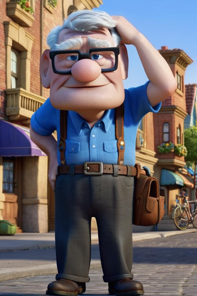 Carl Fredricksen - SDXL image by Mr_MH