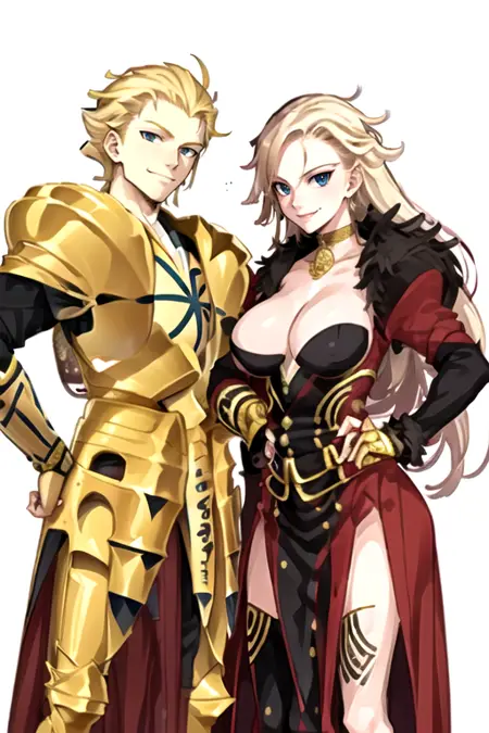 Gilgamesh x Gilgamesh (Fate/Stay Night x Eiyuu Senki)