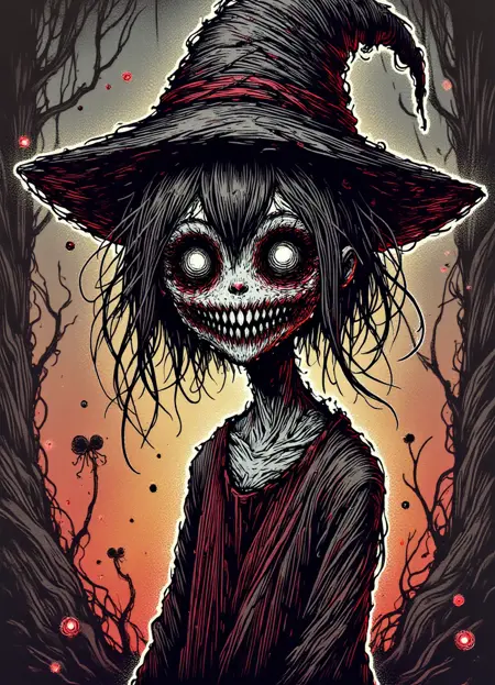 🎃 DonM - Bold Darkart Style [Flux,SDXL,Pony] 🎃