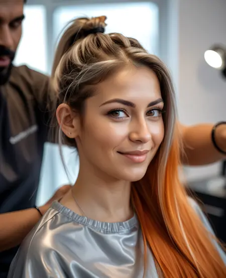 lin_mc_hair dyed - balayage - ombre - natural hairstyles - Wildcards