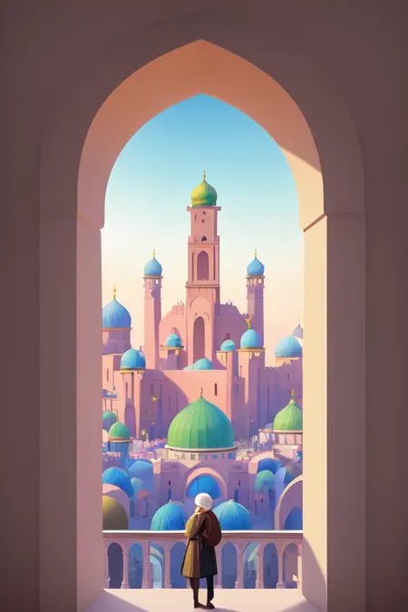 Monument Valley-ArtStyle LoRA