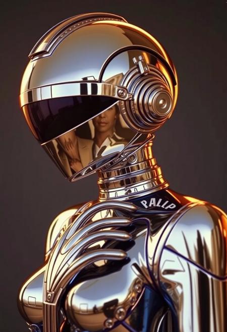Avant-garde , 1970s futurism, chrome and gold