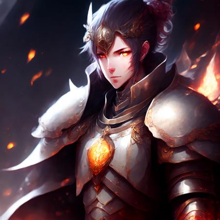 anime, a portrait of an ascendent knight (AscendentPortrait style:1)  <lora:djzAscendentPortrait:0.8>