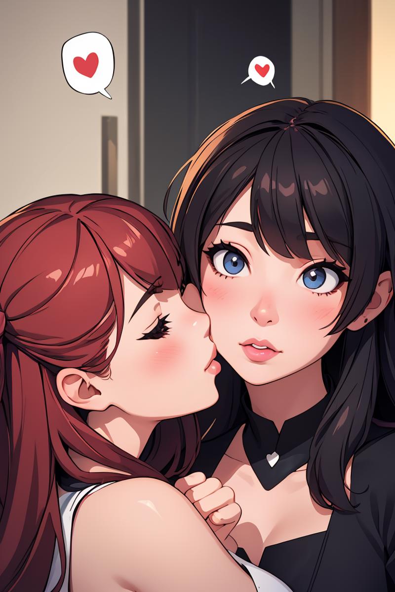Kissing Cheek (Concept) image by MarkWar