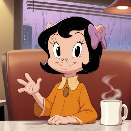 Petunia Pig (The Day the Earth Blew Up: A Looney Tunes Movie)