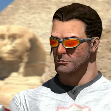 Serious Sam Bomb emblem on chest and left shoulder brutal Sunglasses