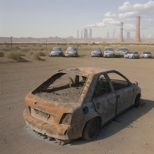 Burnt Out Car image by KhajiitHasWares