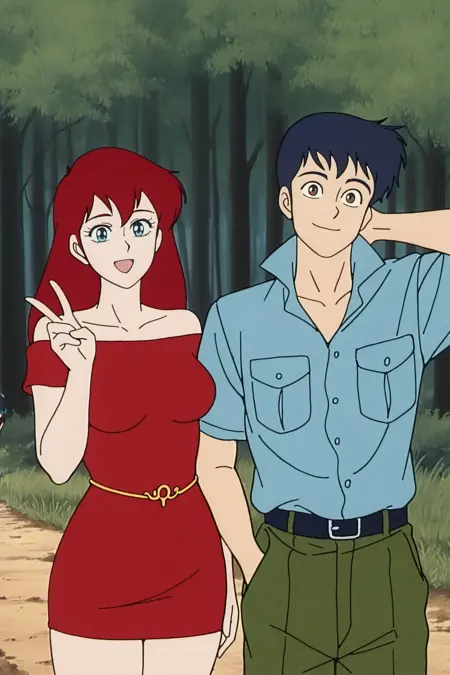 Shakti & Ryu Aikawa/シャクティと阿井川 竜 - Kamasutra/カーマスートラ | Illus Characters | Commission