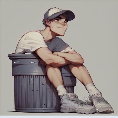 Sitting in Trash Can - Pony/IL | Shrekman Meme models Pony-My-First-Ever-Lora