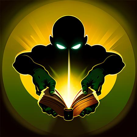 skill_icon,a book ,Shadow body ability ,   glowing,   
