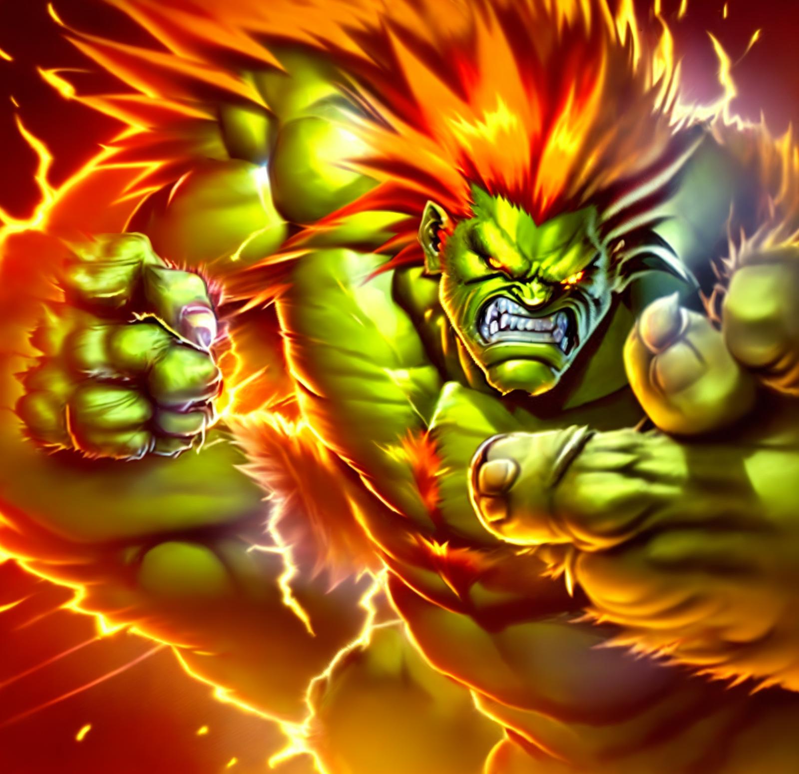 Blanka from Street Fighter Series image by lechuckai500