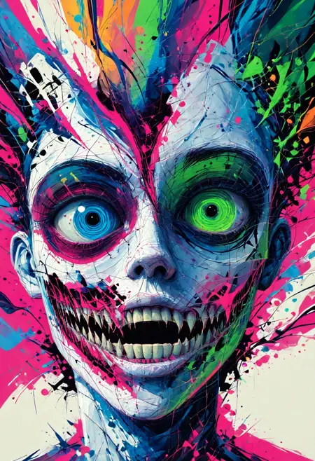 Chroma Fracture // PSYCHEDELIC - SDXL LoRA Style