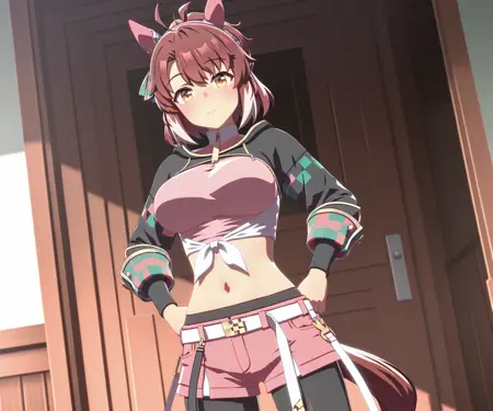 Dantsu Flame (Umamusume) in game style 3D ILL-v2