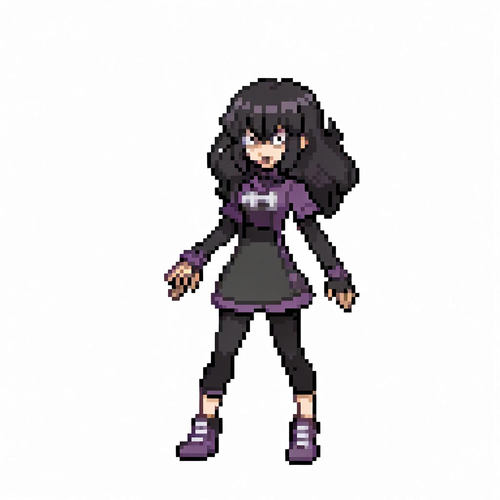 hex maniac, female <lora:pk_trainer_xl_v1-1:1> simple background