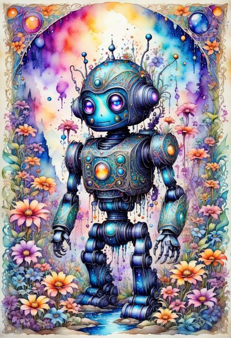 Whimsical Art Nouveau Watercolor XL v1.0