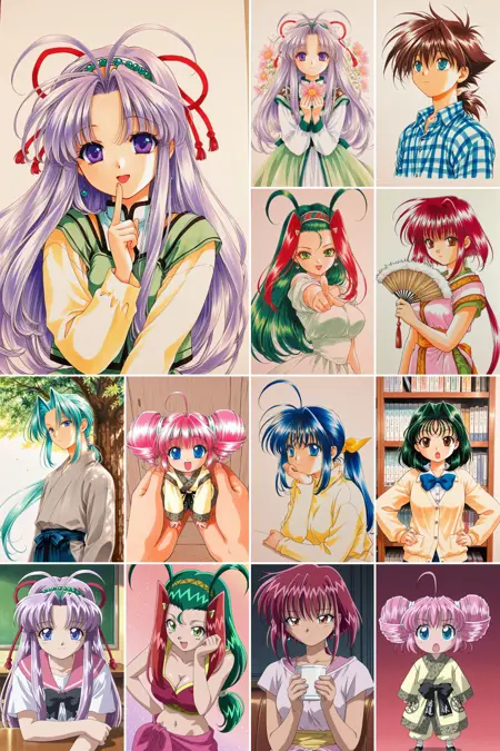 [illustrious XL]  8 in 1,《Mamotte Shugogetten!》/《守护月天》，Minene Sakurano/樱野铃音 -Artist Style